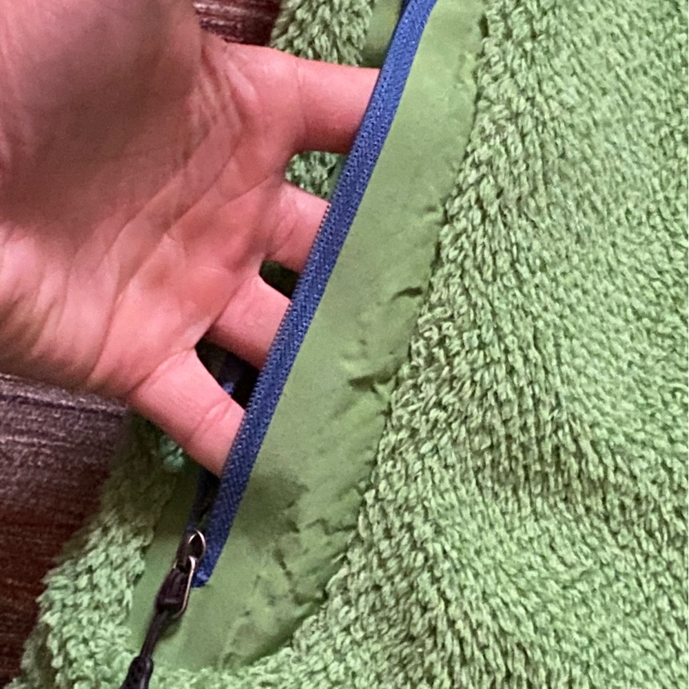 Patagonia Polartec Soft Green Vest Sz Women’s M Medium - Picture 11 of 11